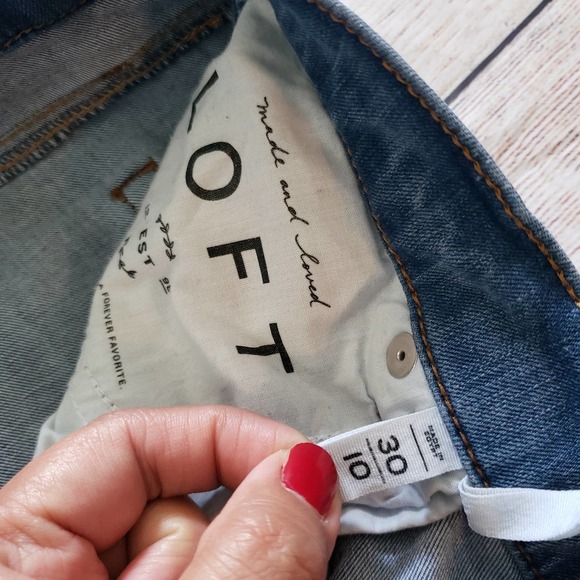 LOFT Made and Love Hi-rise Skinny Denim Jeans 30 - Picture 4 of 7